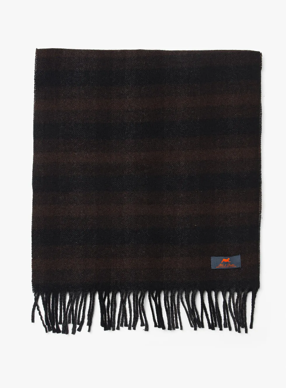 2201 checkered wool scarf