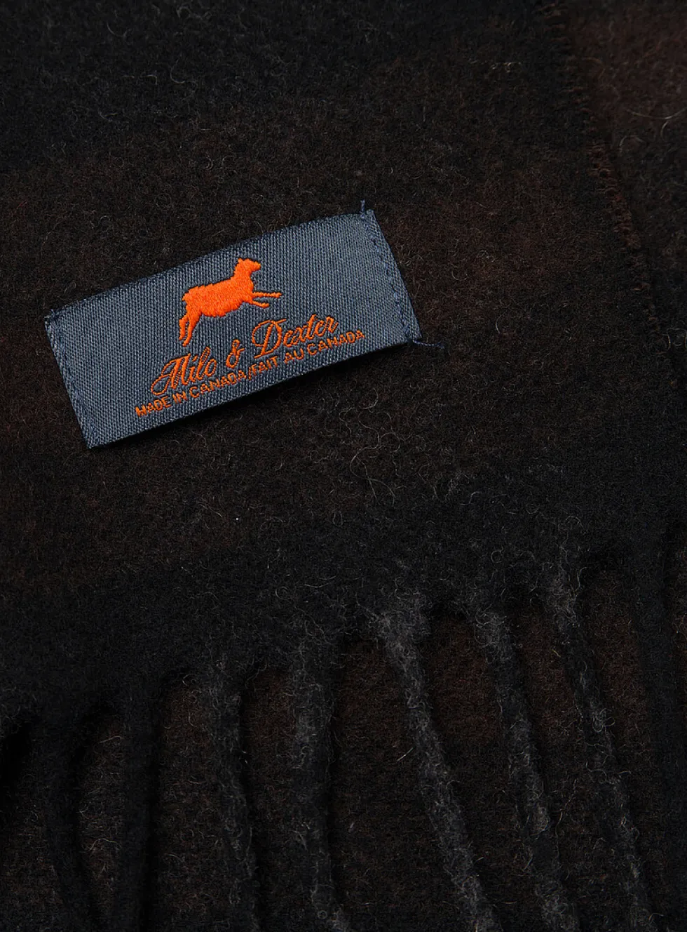 2201 checkered wool scarf