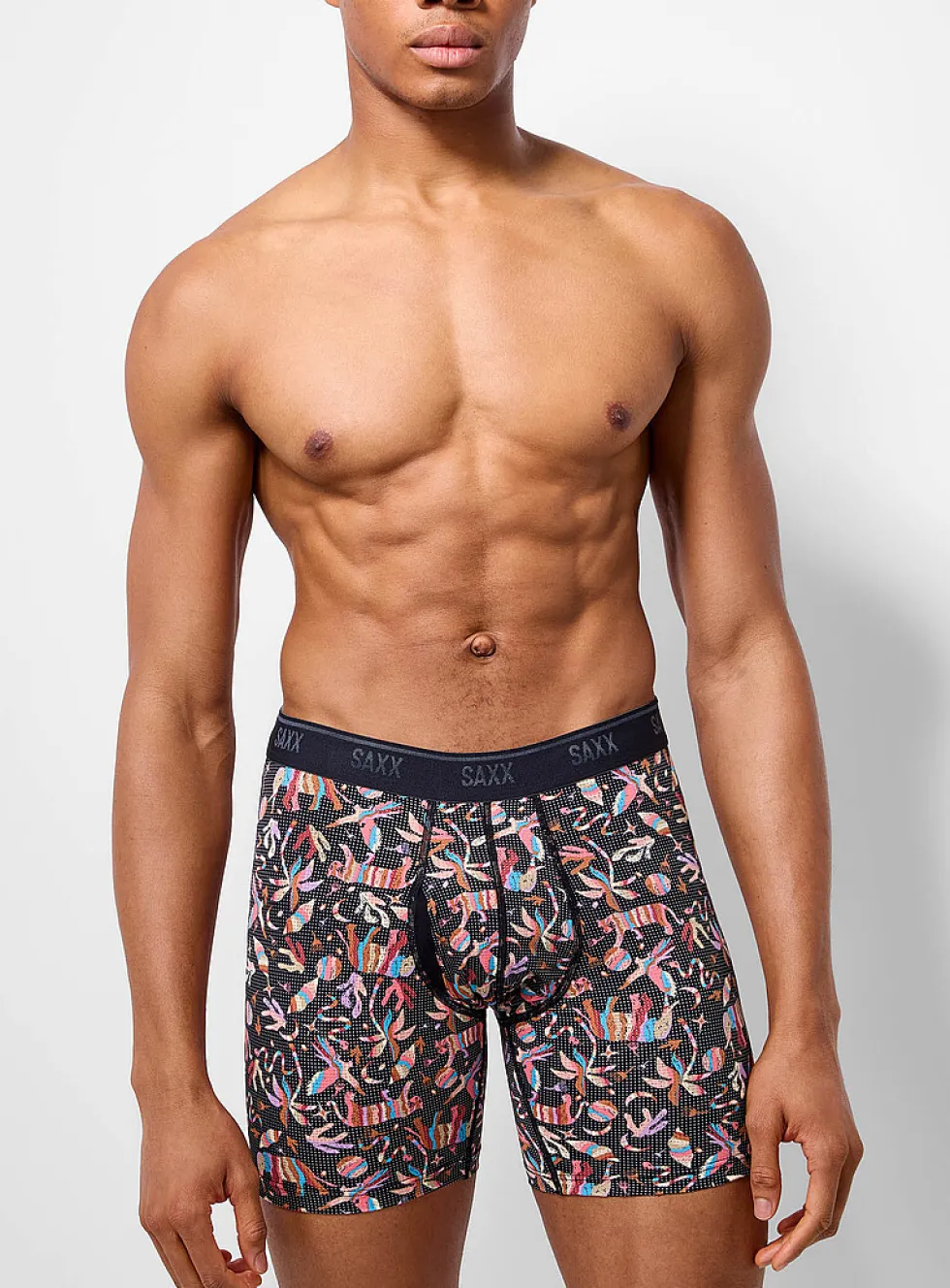 6" colourful zoo micro-dotwork boxer brief