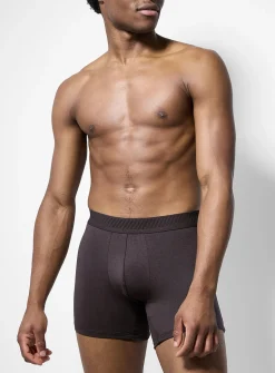 5" neutral-hued stretch boxer brief