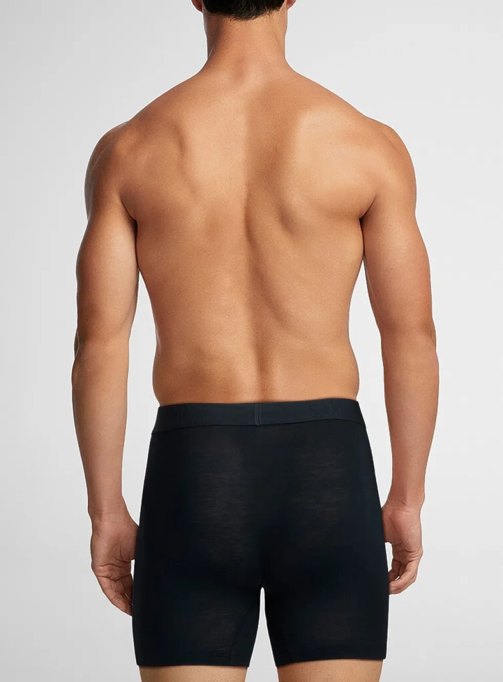 6" solid boxer briefs