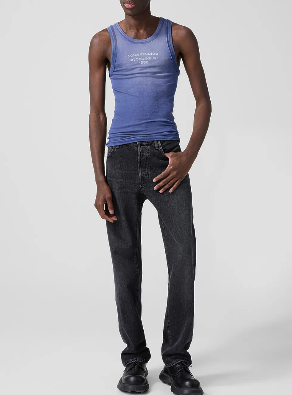 1996 washed black jean
