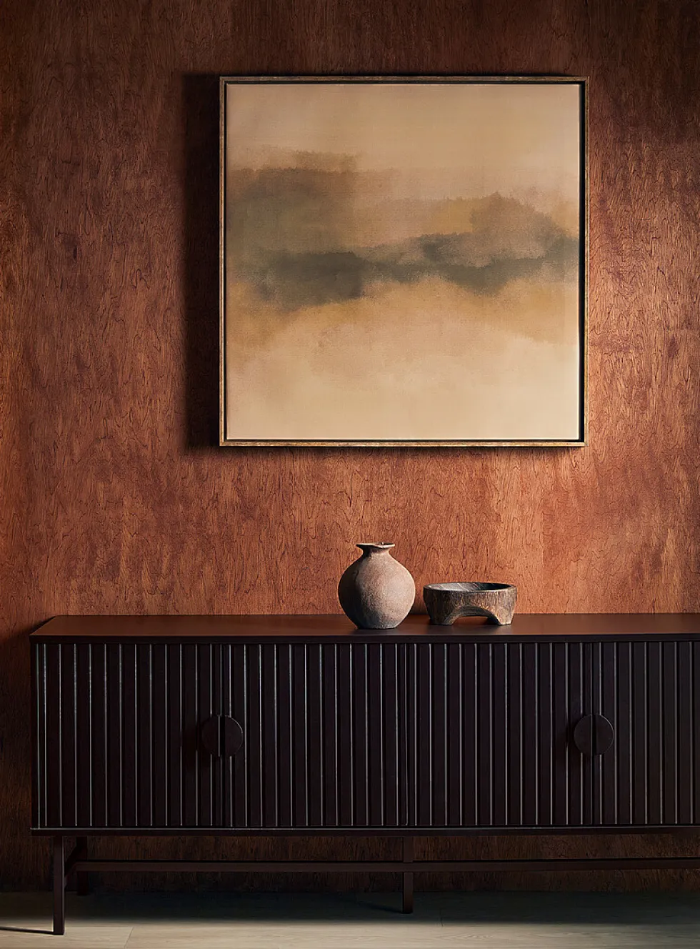 Abstract horizon canvas