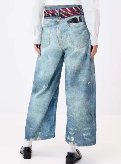 Accessories print jean