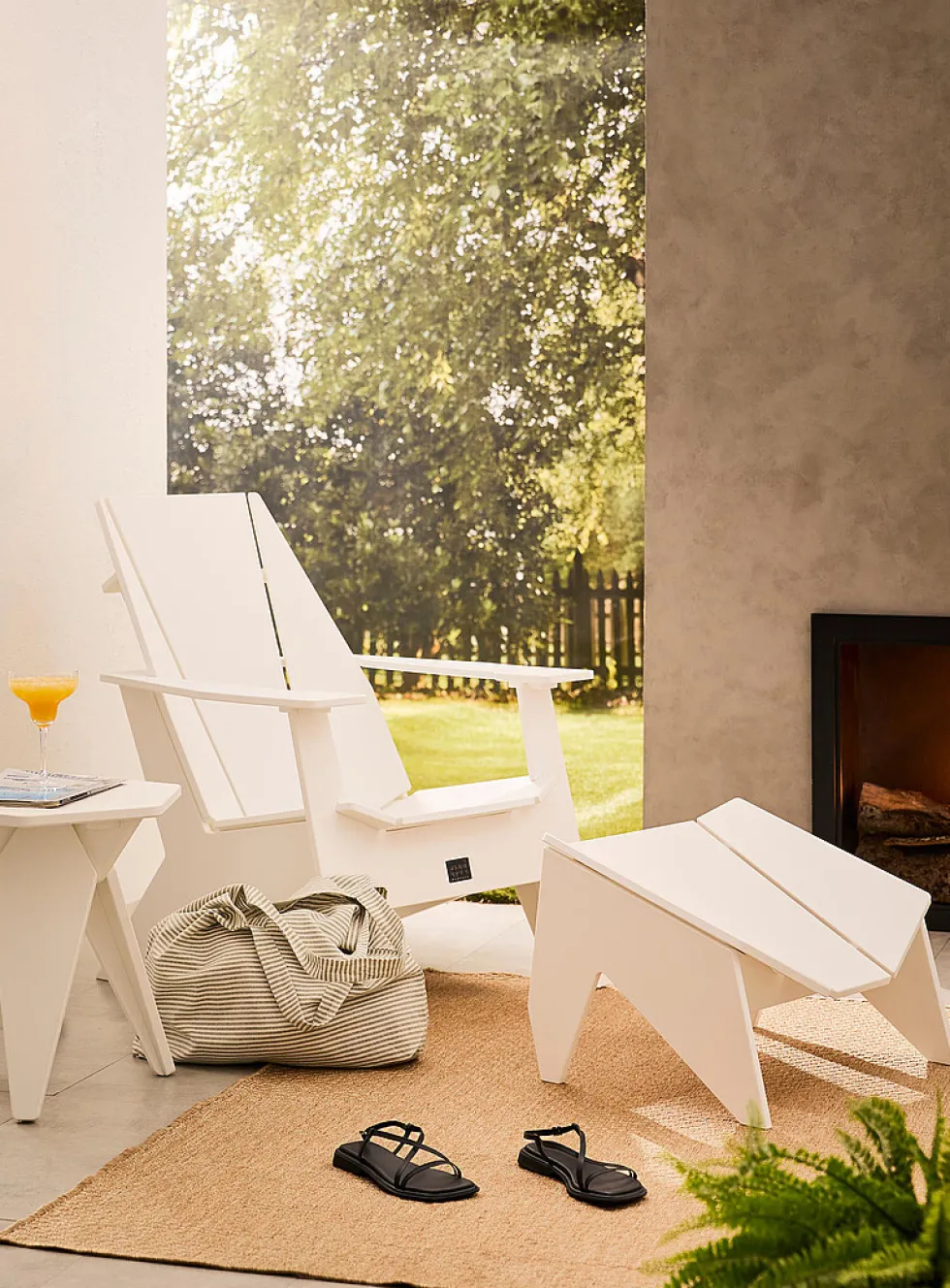 Adirondack armchair