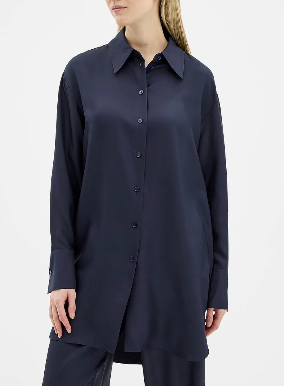 Amplified pure silk shirt