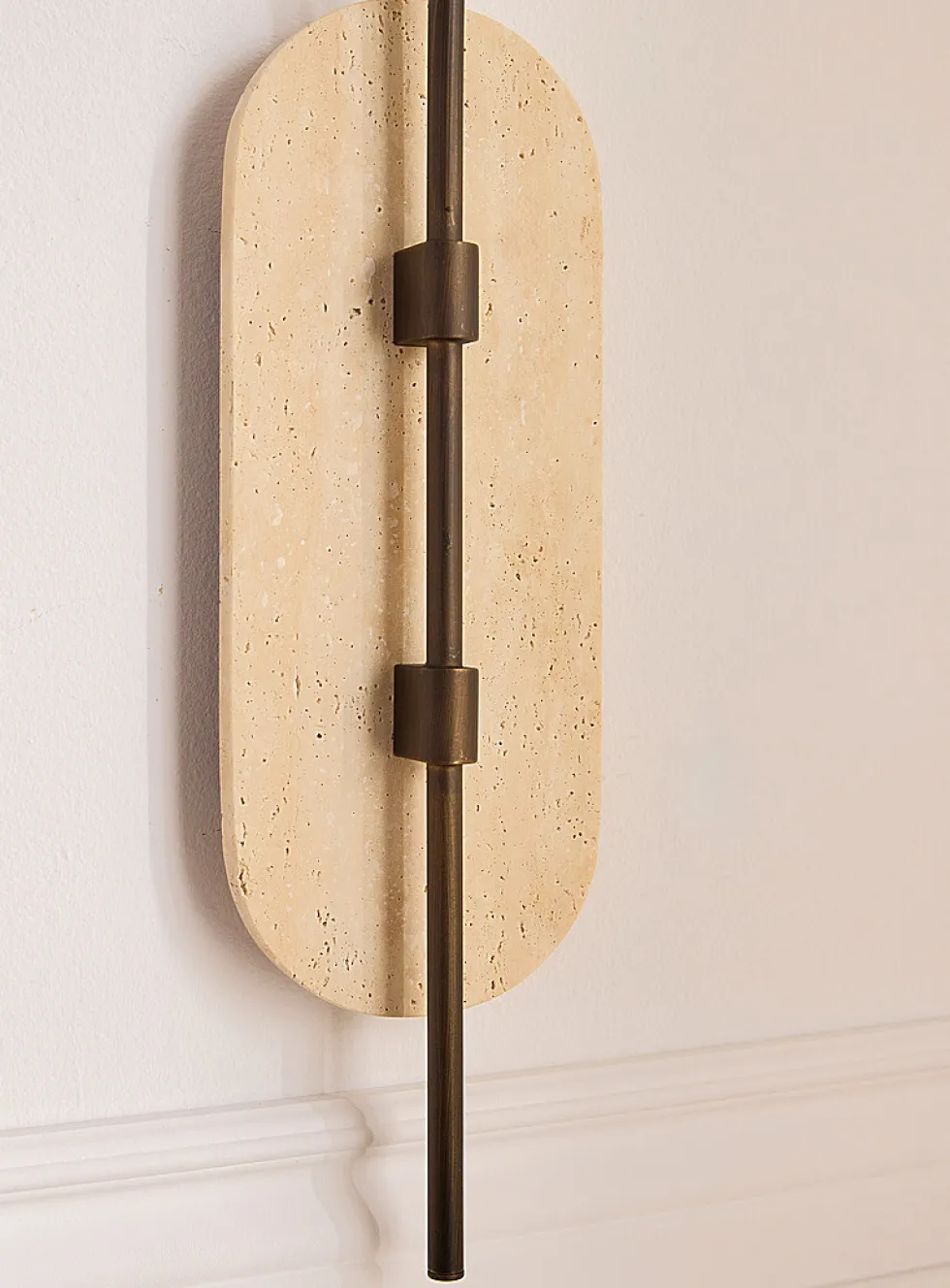Antique bronze finish wall sconce