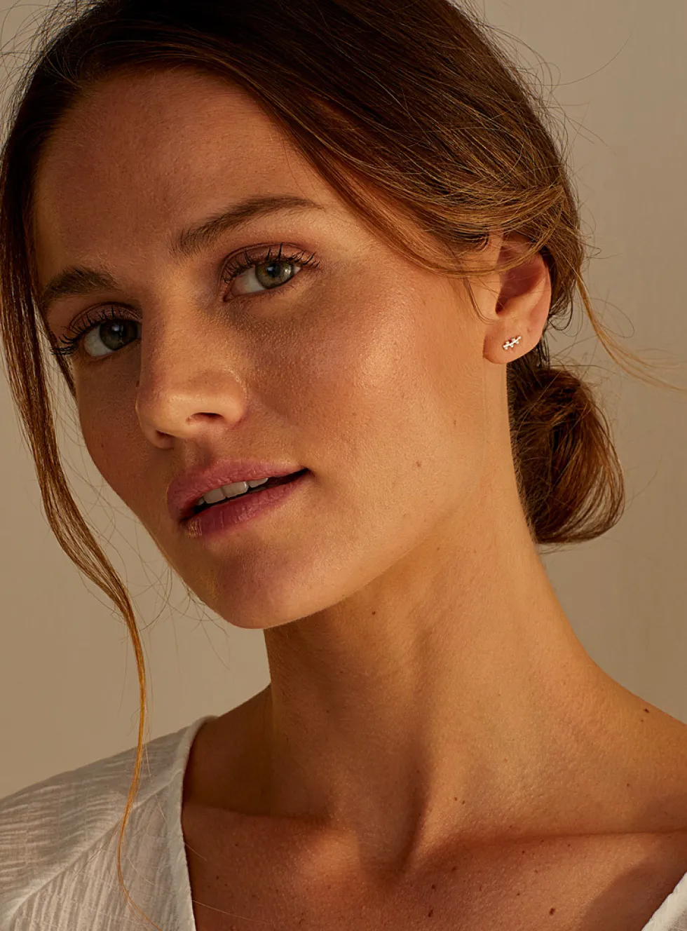 Apollo silver earrings
