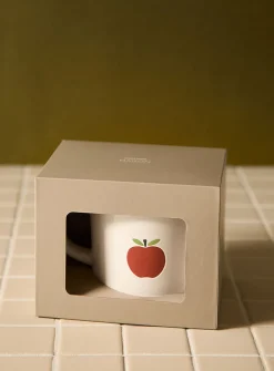 Apple printed mug
