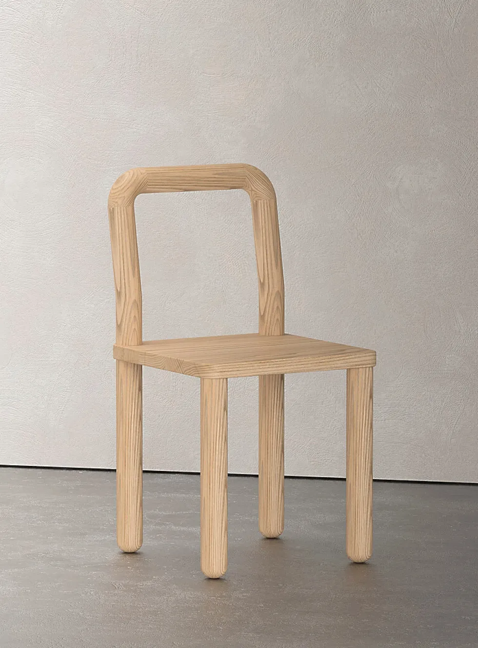 Ash dining room chair