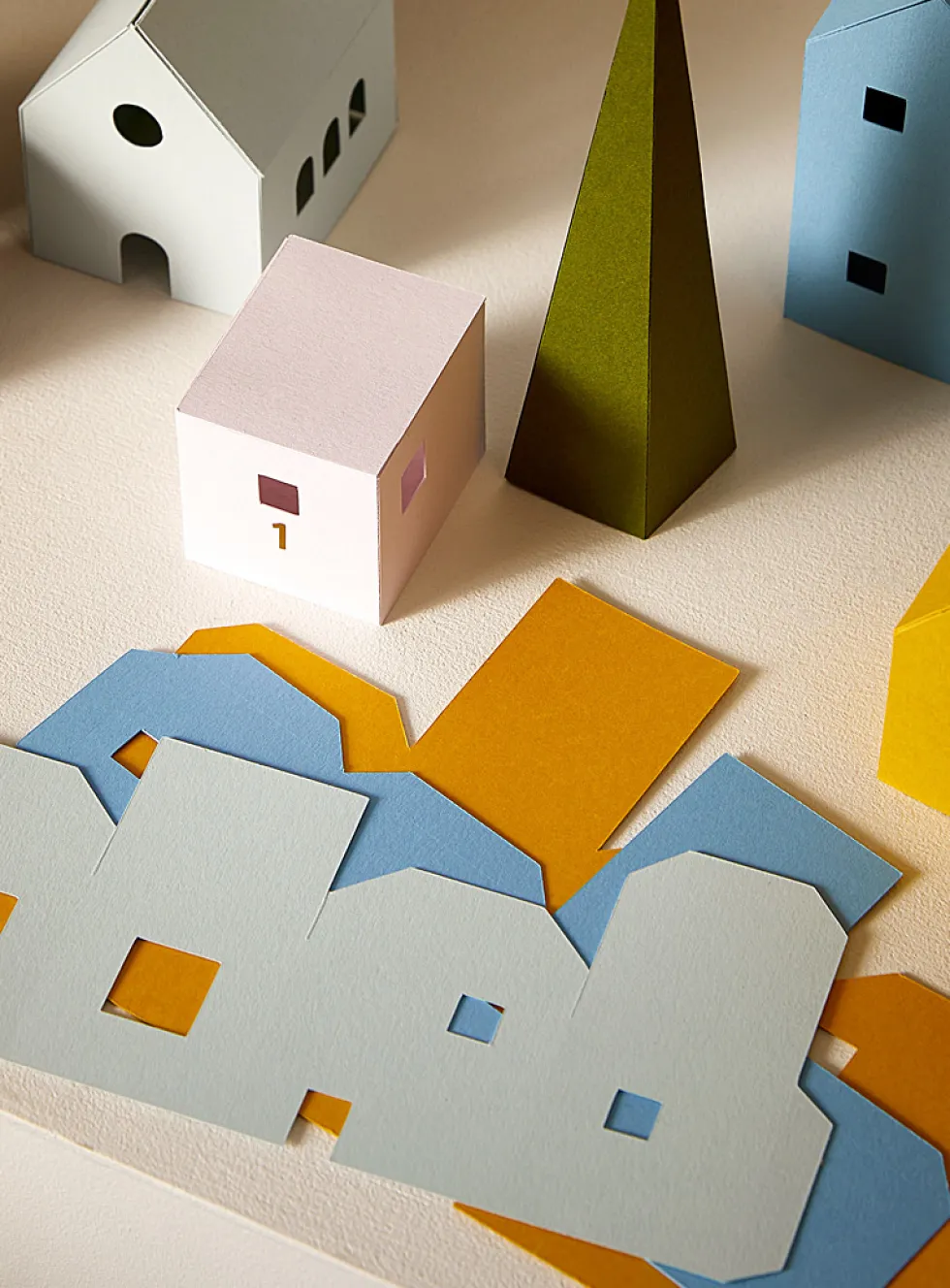 Assemble your own advent village