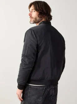 Aviator bomber jacket