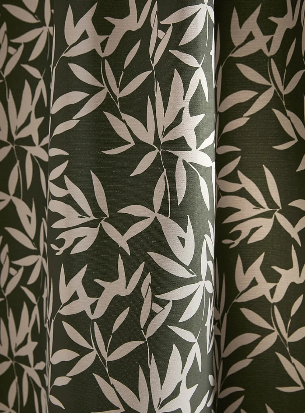 Bamboo leaves blackout curtain