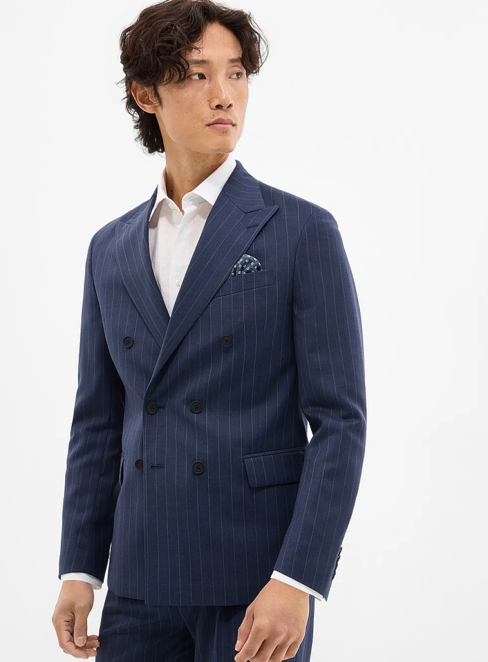 Banker-stripe jacket