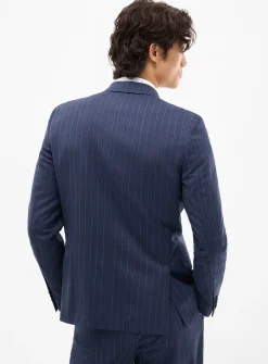 Banker-stripe jacket