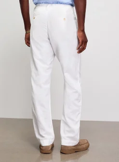 Bedford linen-cotton pant