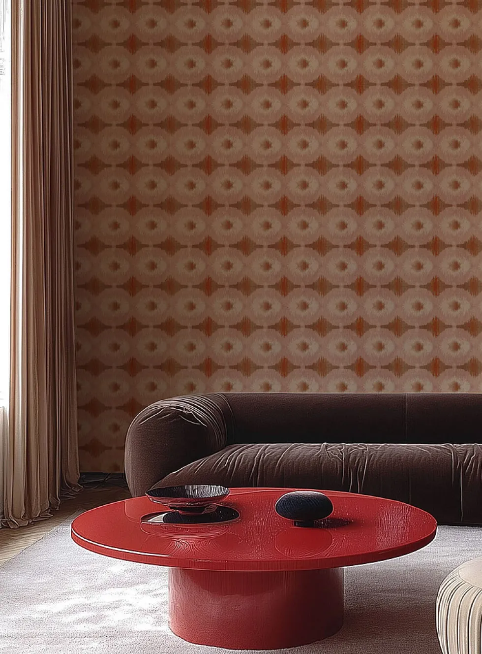 Begonia wallpaper strip