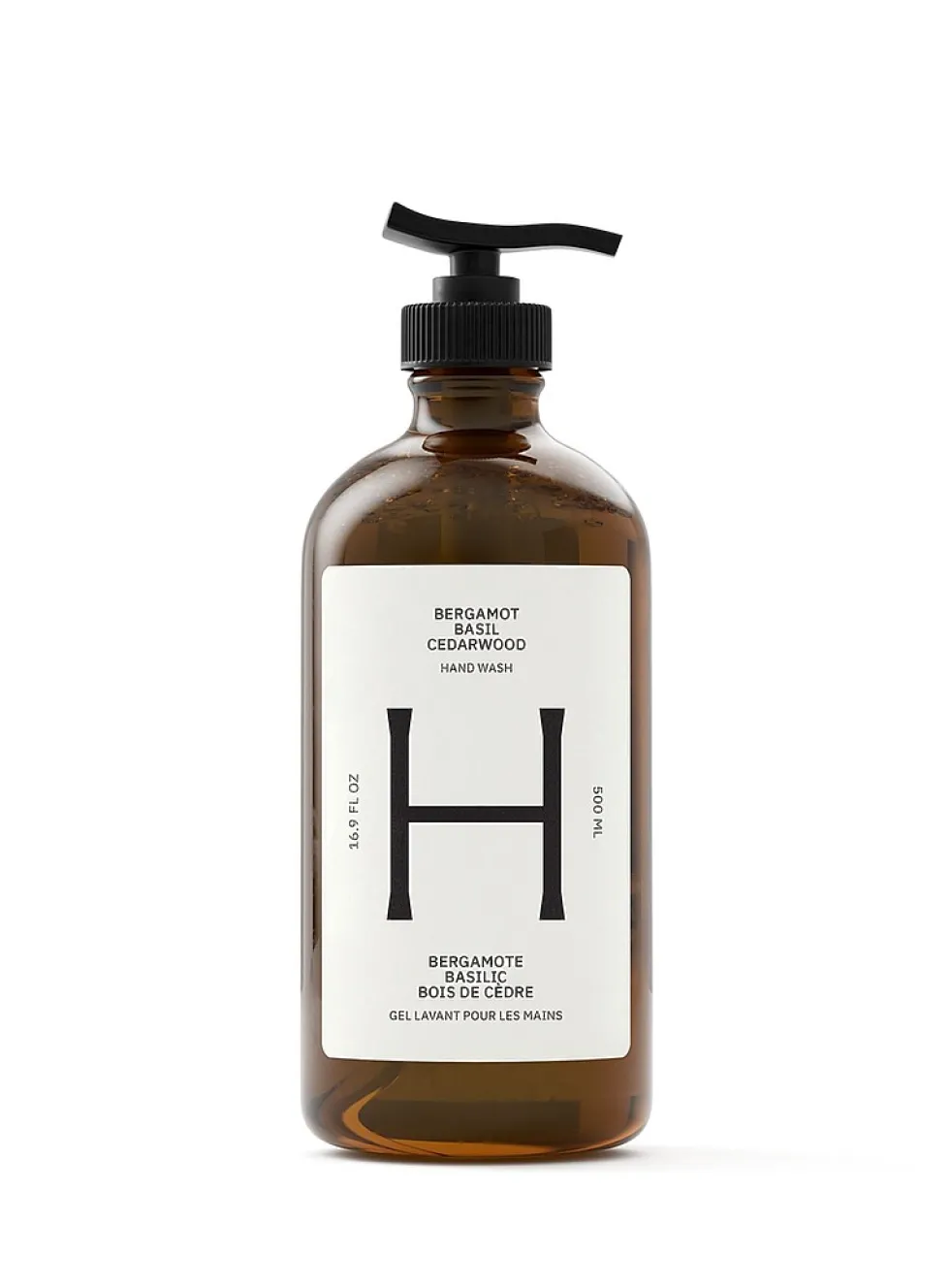 Bergamot, basil, and cedar hand soap
