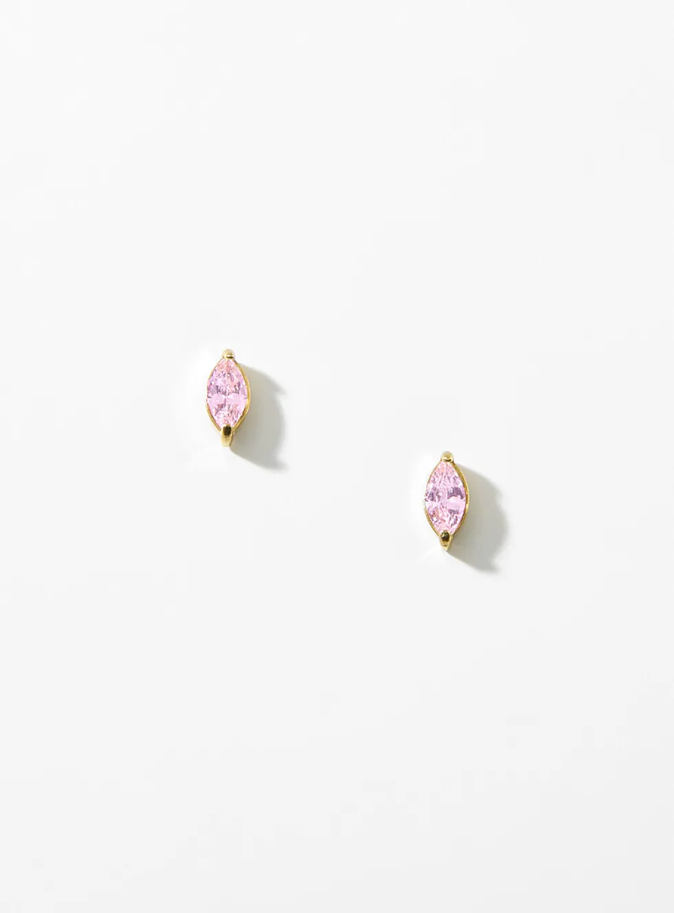 Birthstone oval earrings