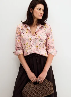 Blooming print shirt