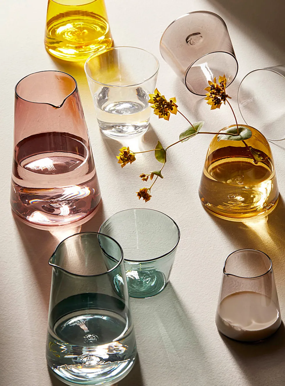 Blown glass creamer
