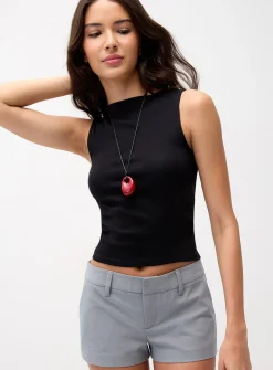 Boat-neck cami