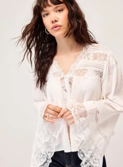 Bohemian lace blouse