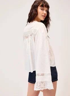 Bohemian lace blouse