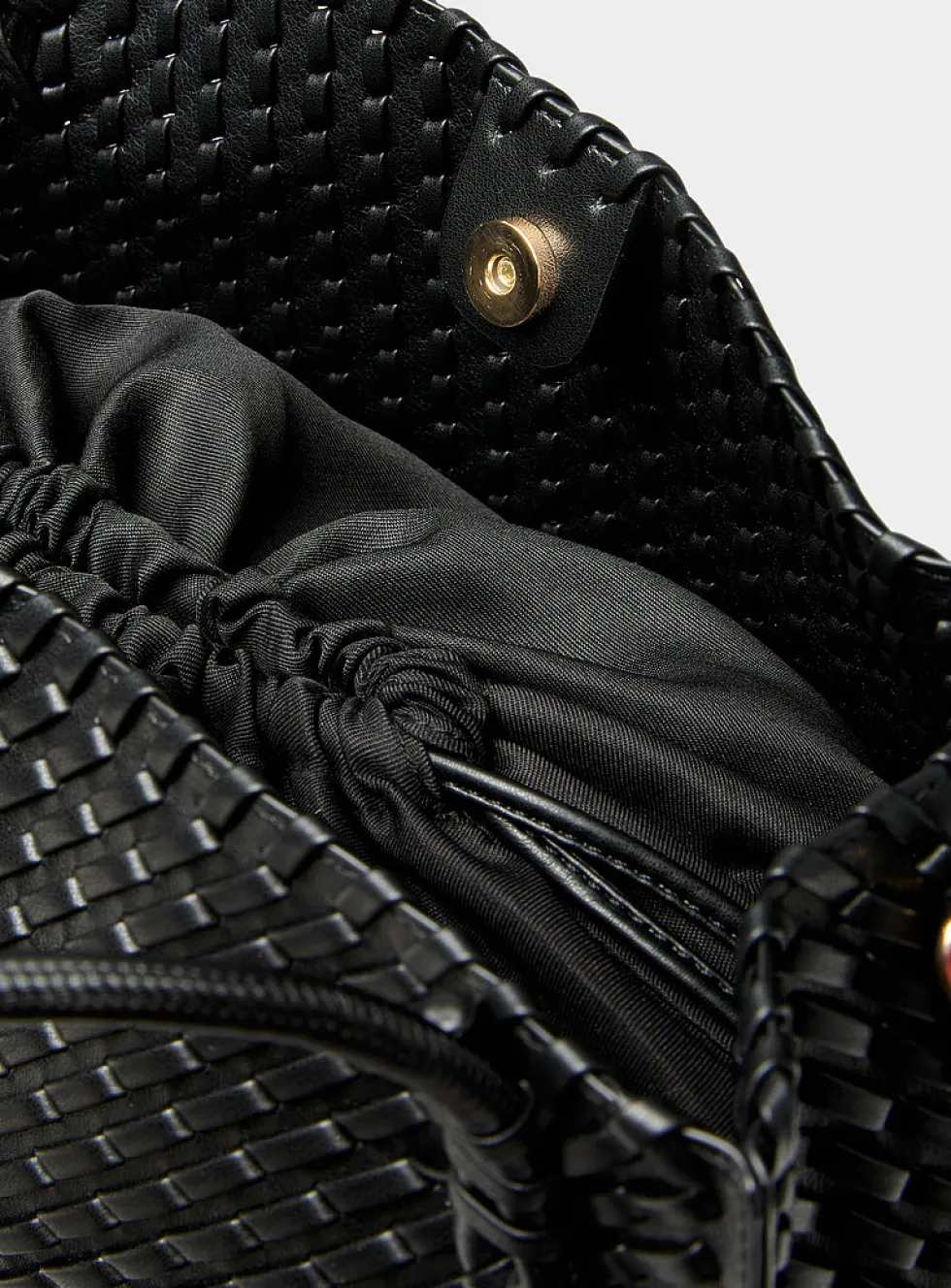 Braided square tote bag