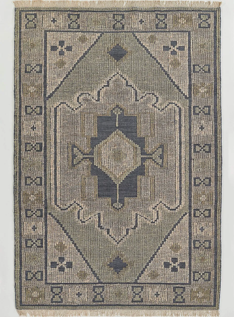 Bristol blue medallions rug