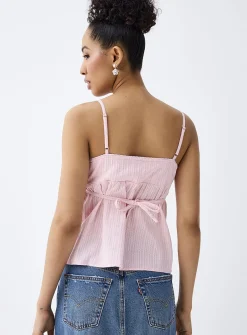 Broderie anglaise and bows cami