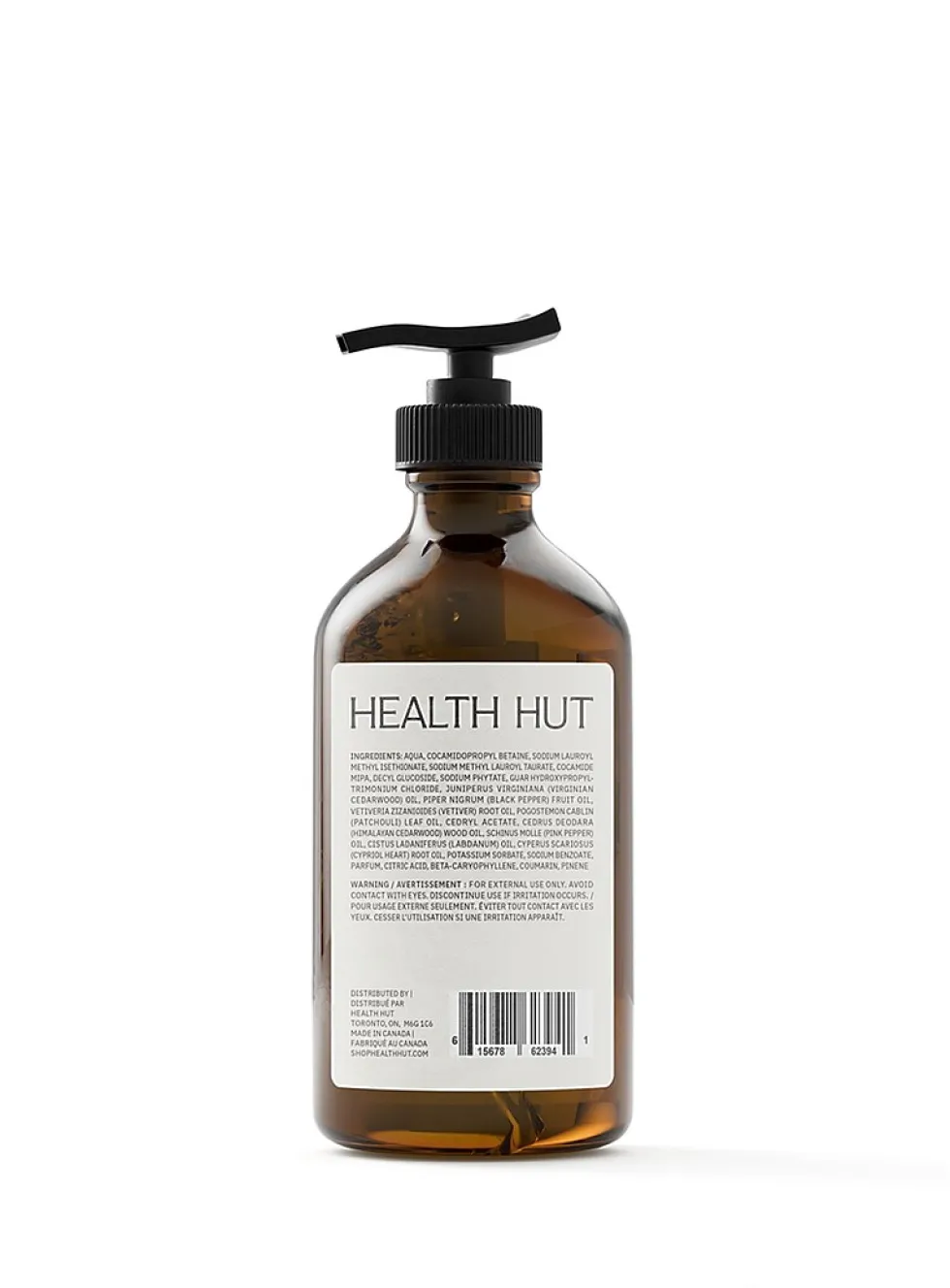Cedar, black pepper, and labdanum hand soap