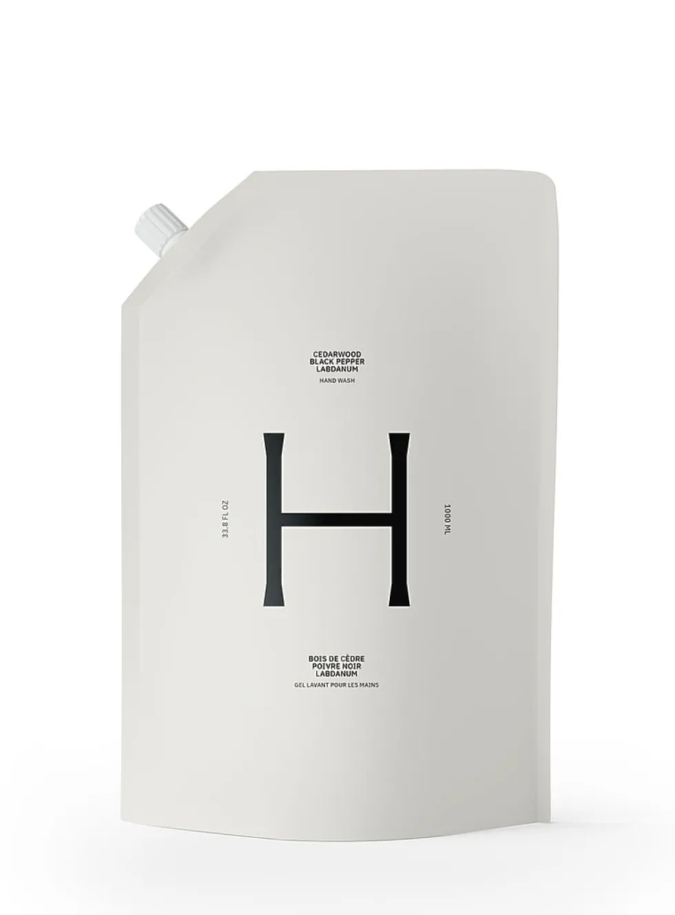 Cedar, black pepper, and labdanum hand soap refill