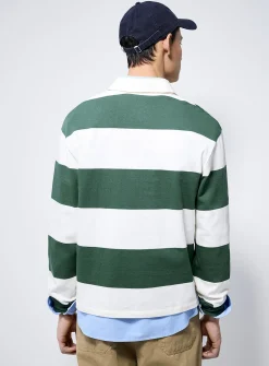 Club-stripe rugby polo