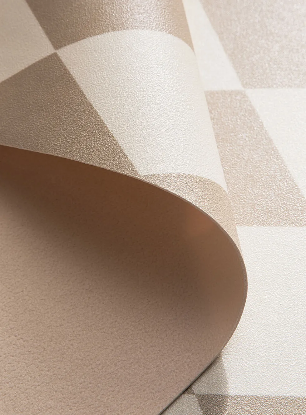 Coffee and cream diamond vinyl mat