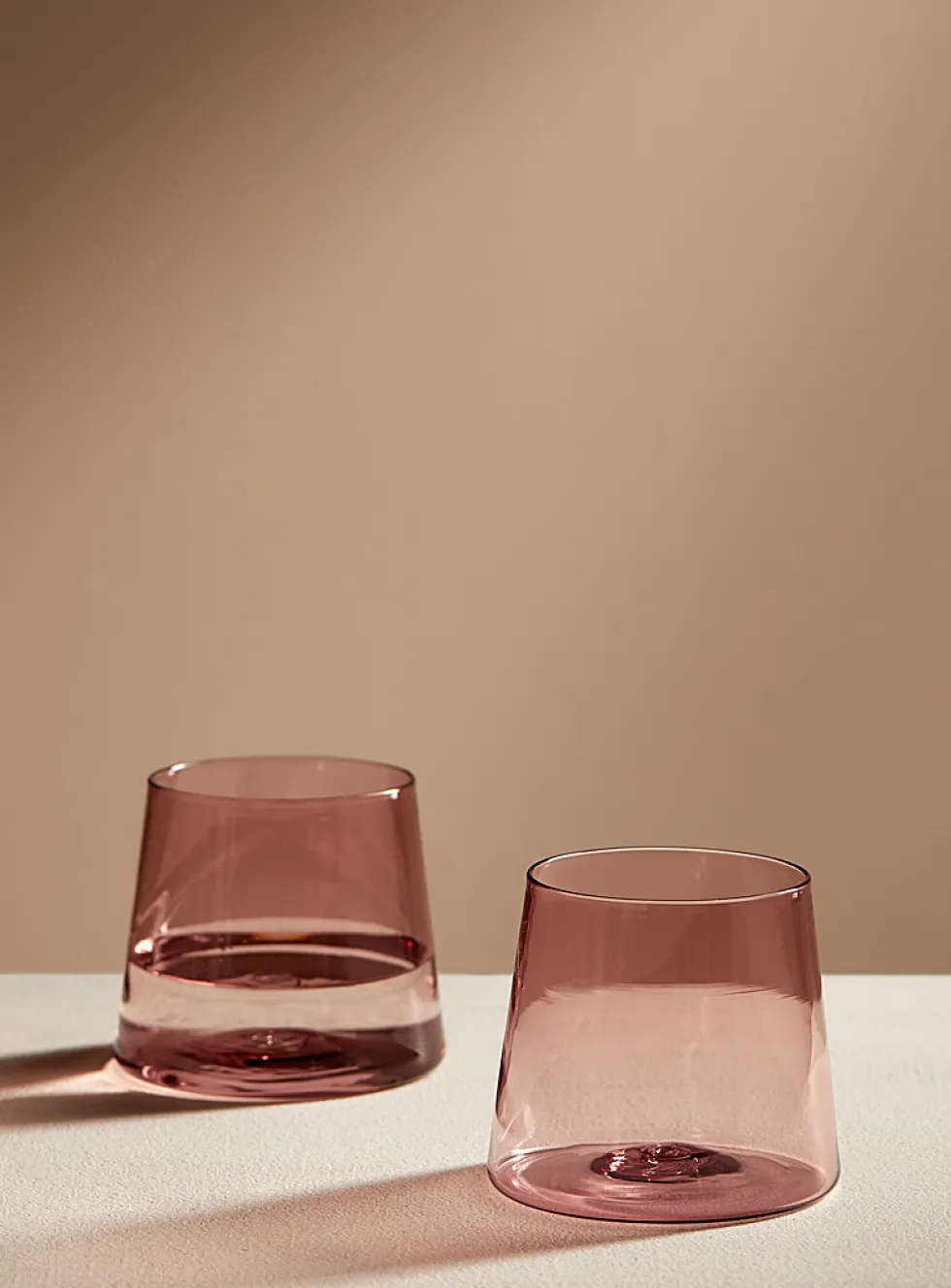 Colourful glass set