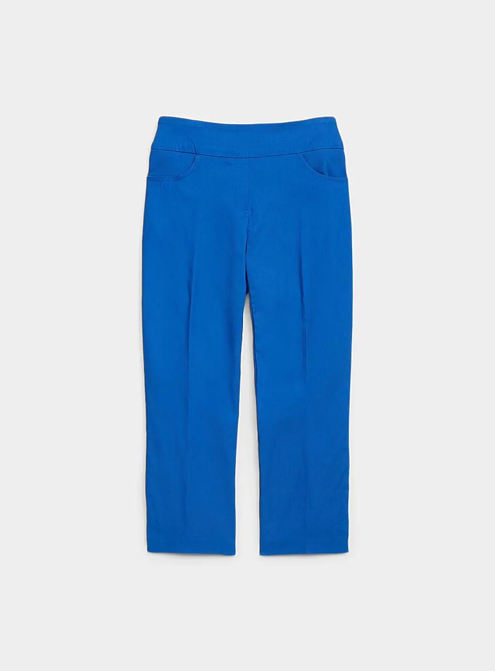 Comfort-waist bengaline capri pant
