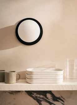 Contrast globe sconce