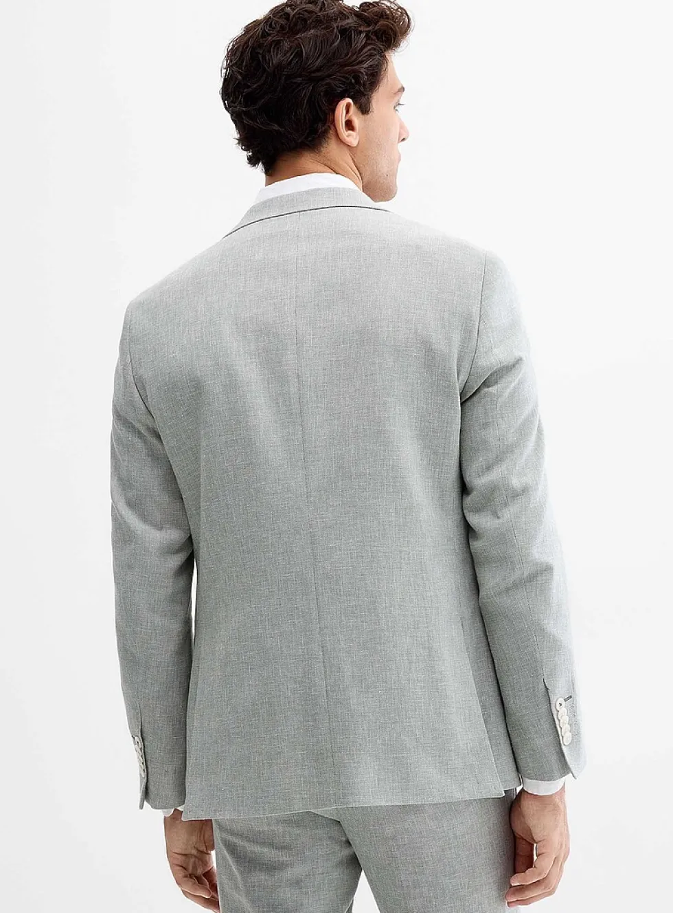 Cotton and linen jacket