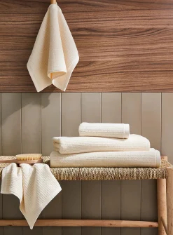 Cotton and modal towels