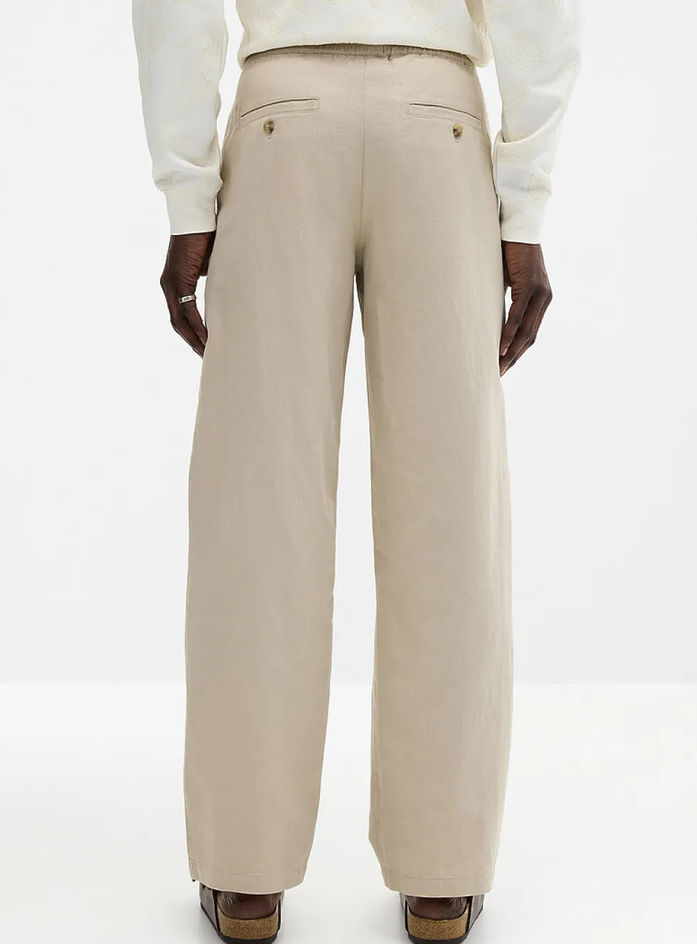 Cotton-linen pant