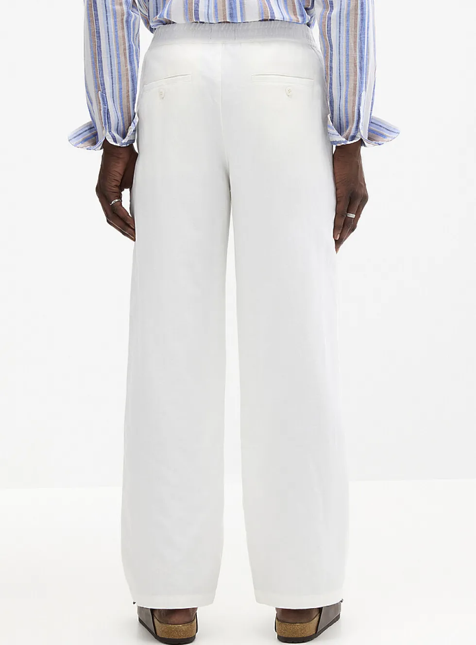 Cotton-linen pant