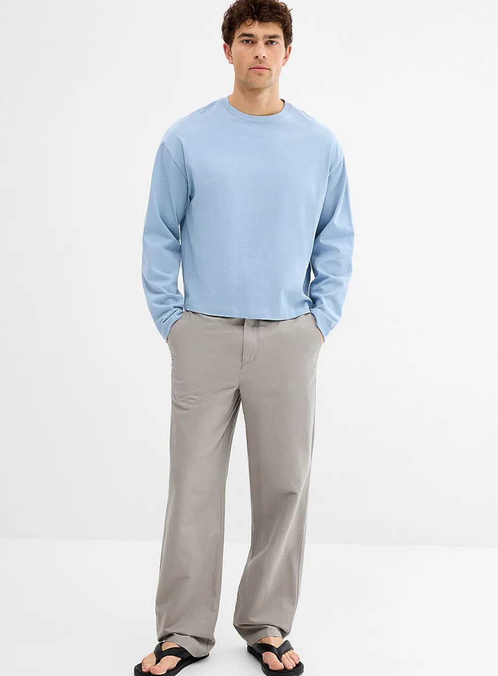 Cotton-linen pant