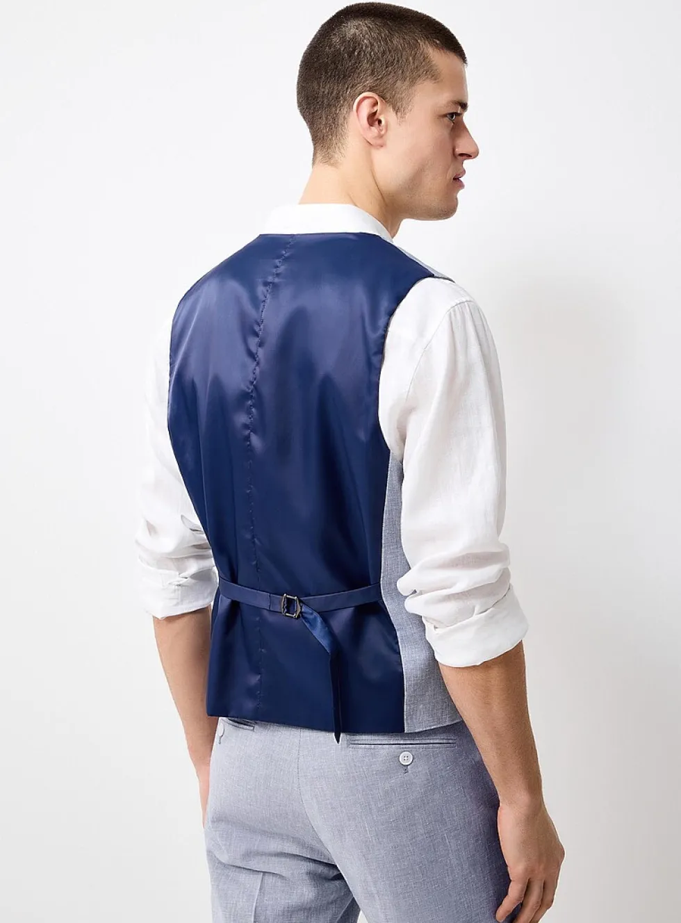 Cotton-linen vest