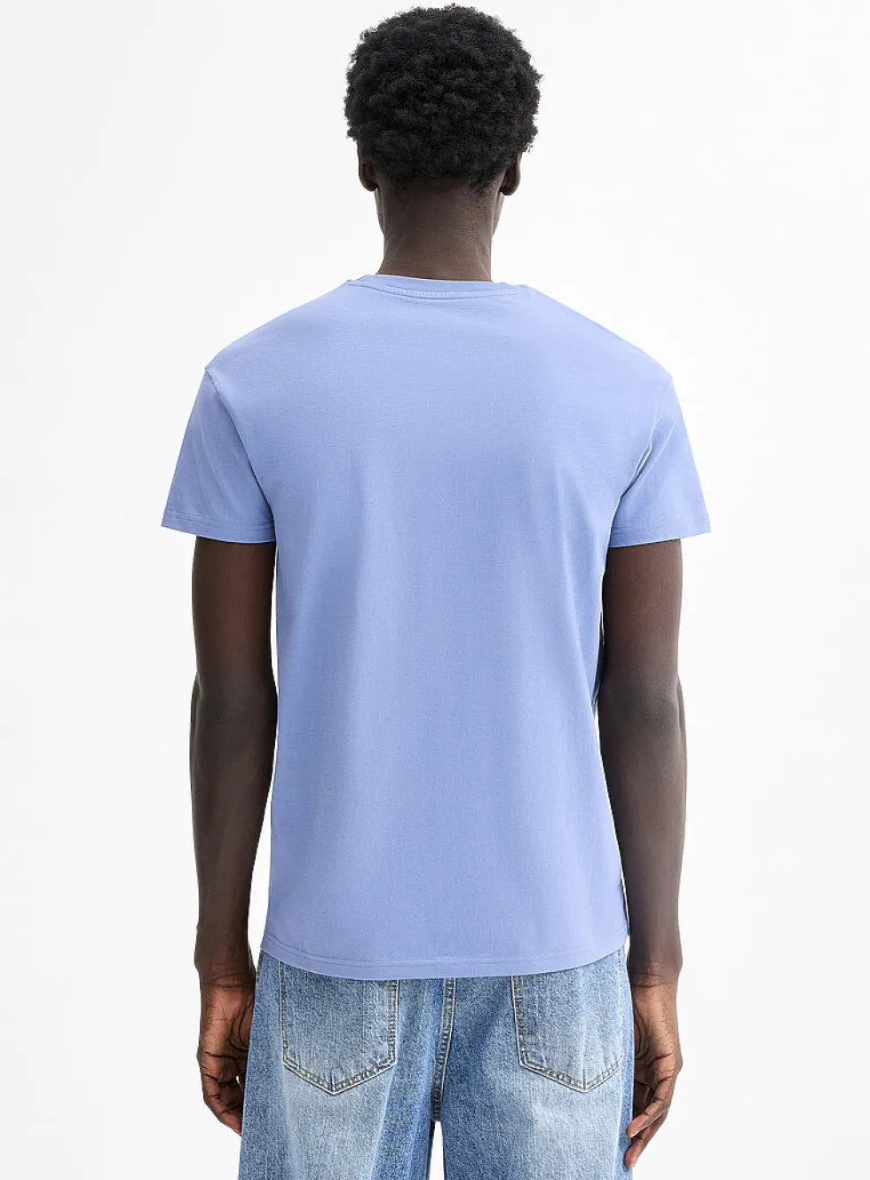 Crew-neck straight T-shirt