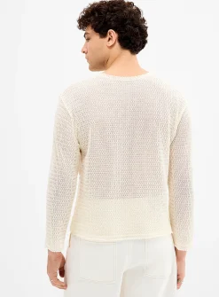Crocheted sweater