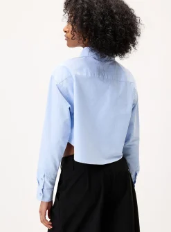 Cropped Oxford shirt