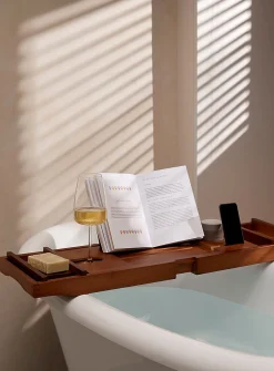 Dark bamboo 2-in-1 tray