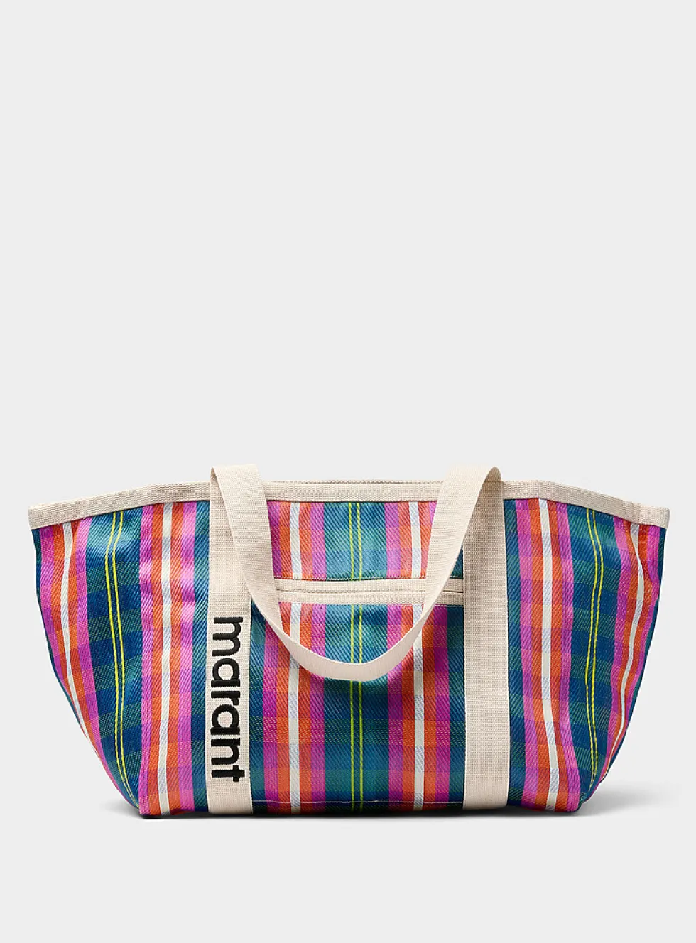 Darwen checkered micromesh tote bag