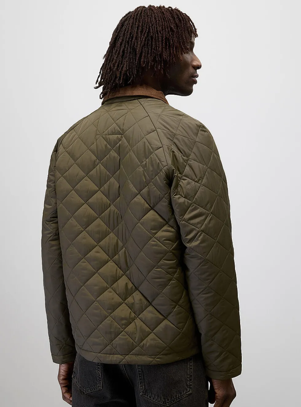 Diamond-quilted heritage jacket